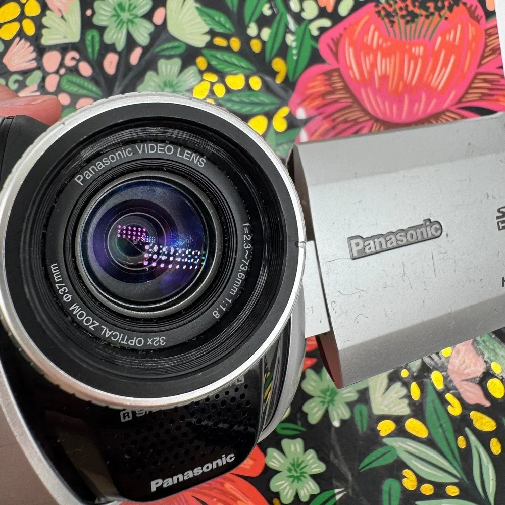 Panasonic SDR-H18 HDD Camcorder Silver 32x Optical Zoom OIS Digital Video Camera